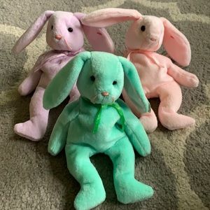 Hippity, Floppity and Hoppity Beanie Babies